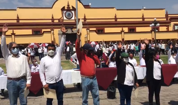 VIDEO Presentan en San Andrés Cholula comités de Morena