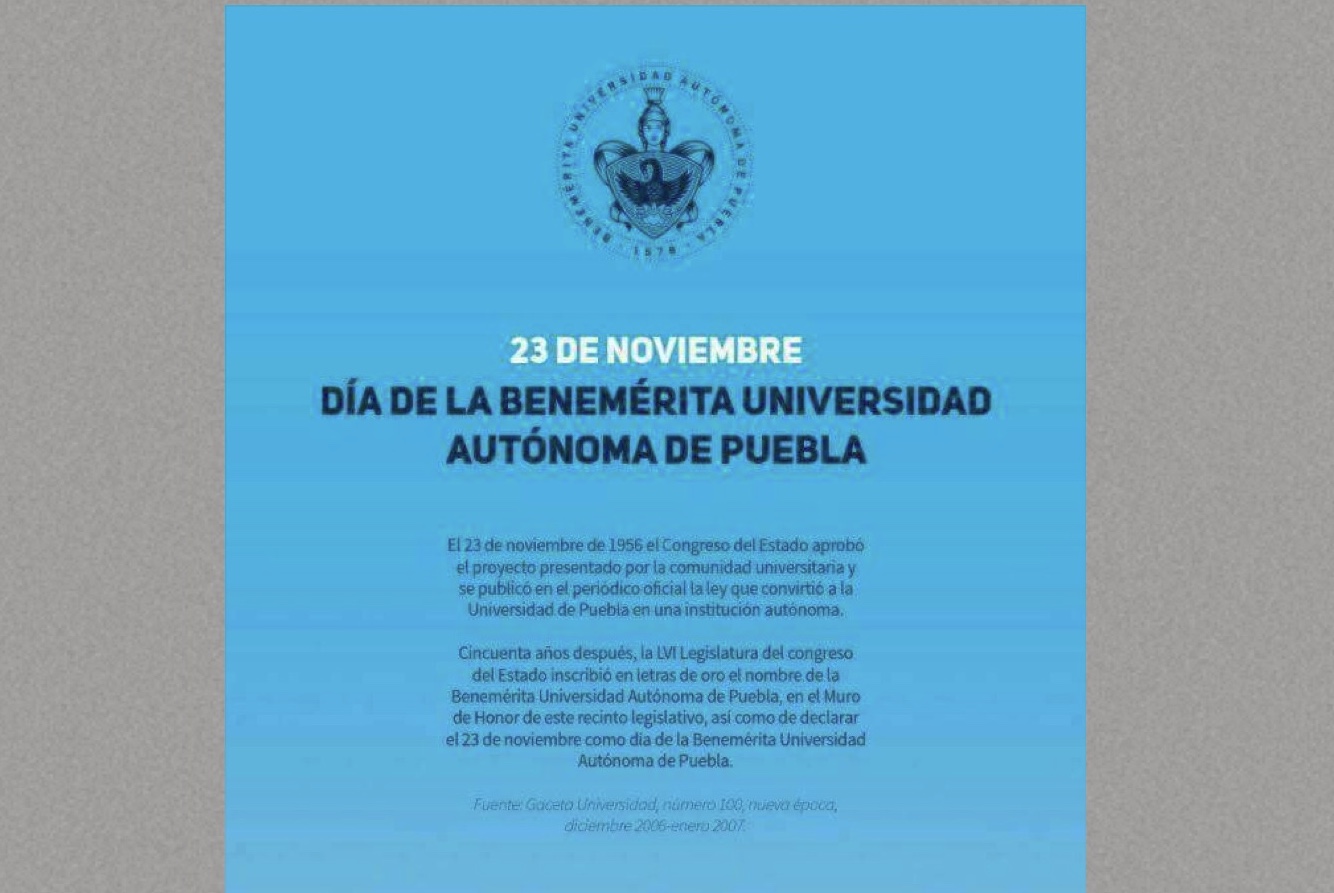 VIDEO BUAP cumple 64 años de autonomía universitaria