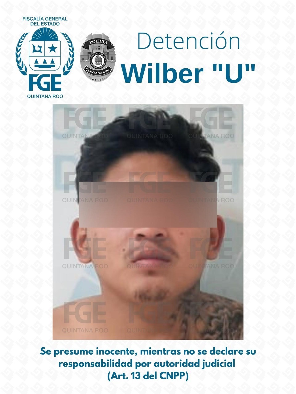 Detienen al Wilbert “U” alias el molusco