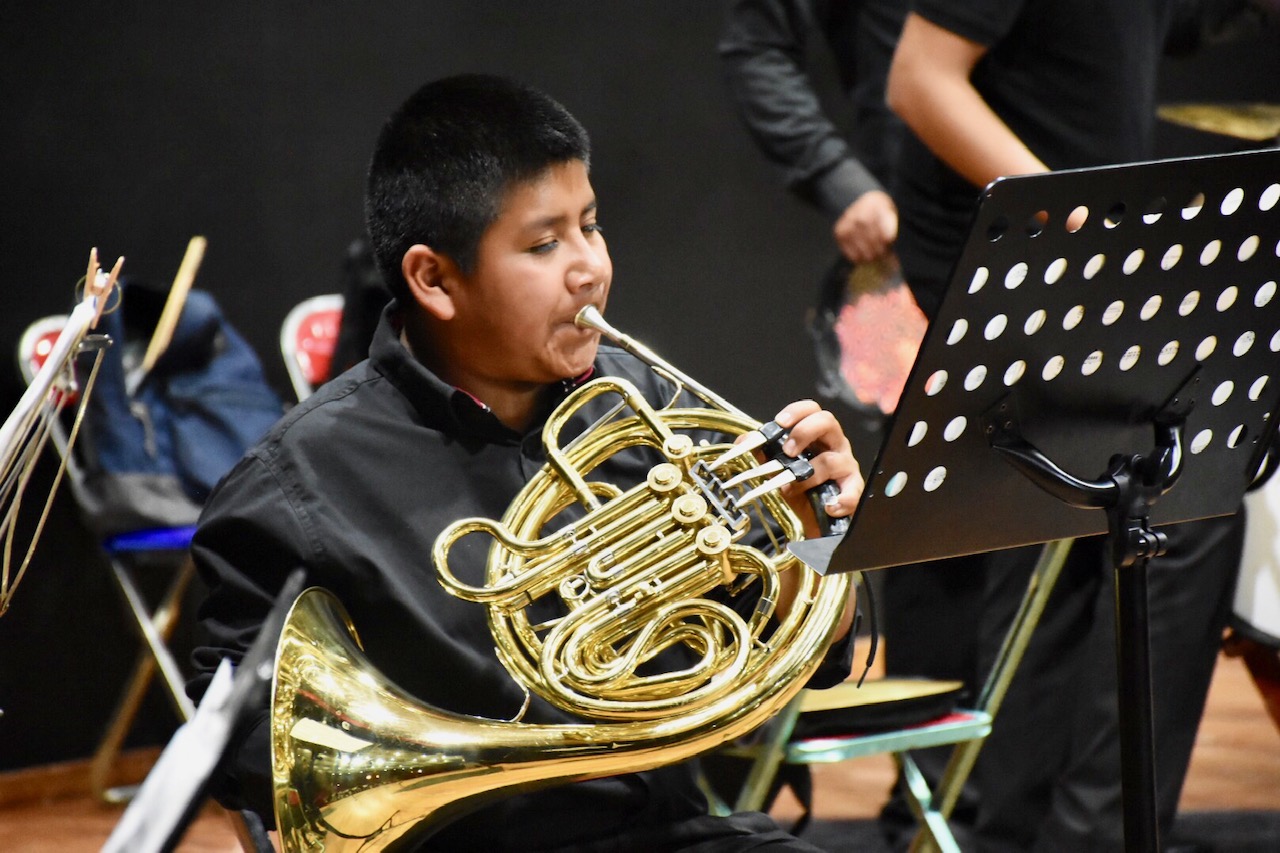 Se presenta Banda Sinfónica en Tecomatlán