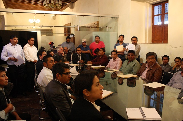 Edila se reúne con presidentes auxiliares de San Andrés Cholula