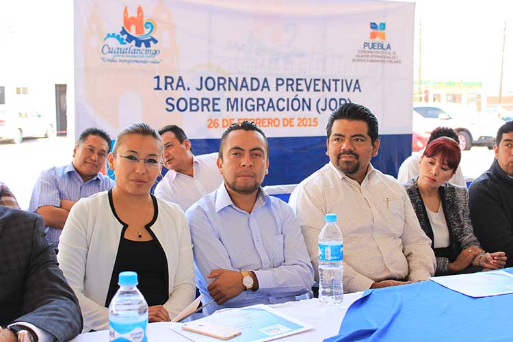 Realizan Jornada Preventiva sobre Migración en Cuautlancingo