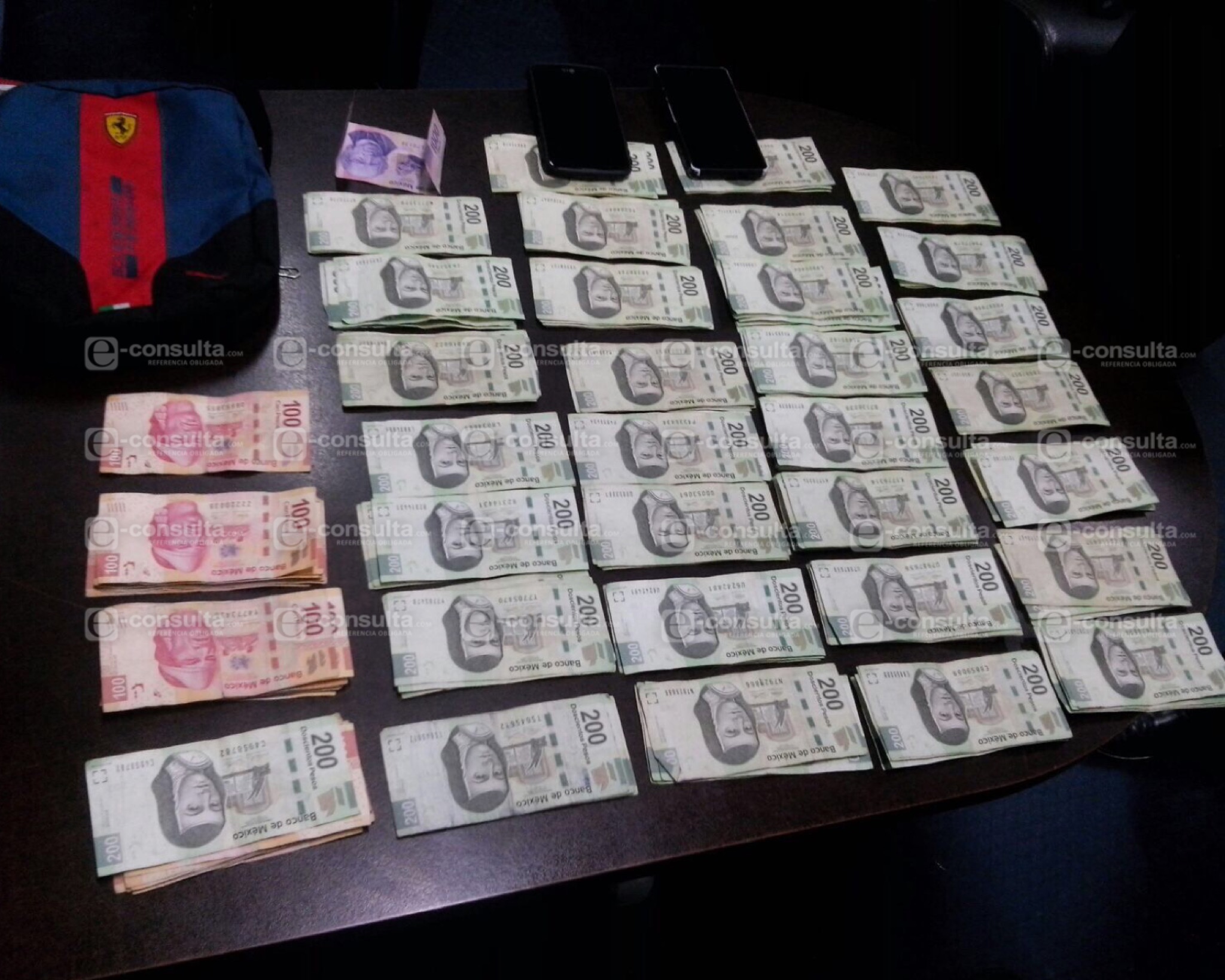 Lo detienen con cocaína, un arma y 34 mil pesos sobre la Puebla-Tlaxcala