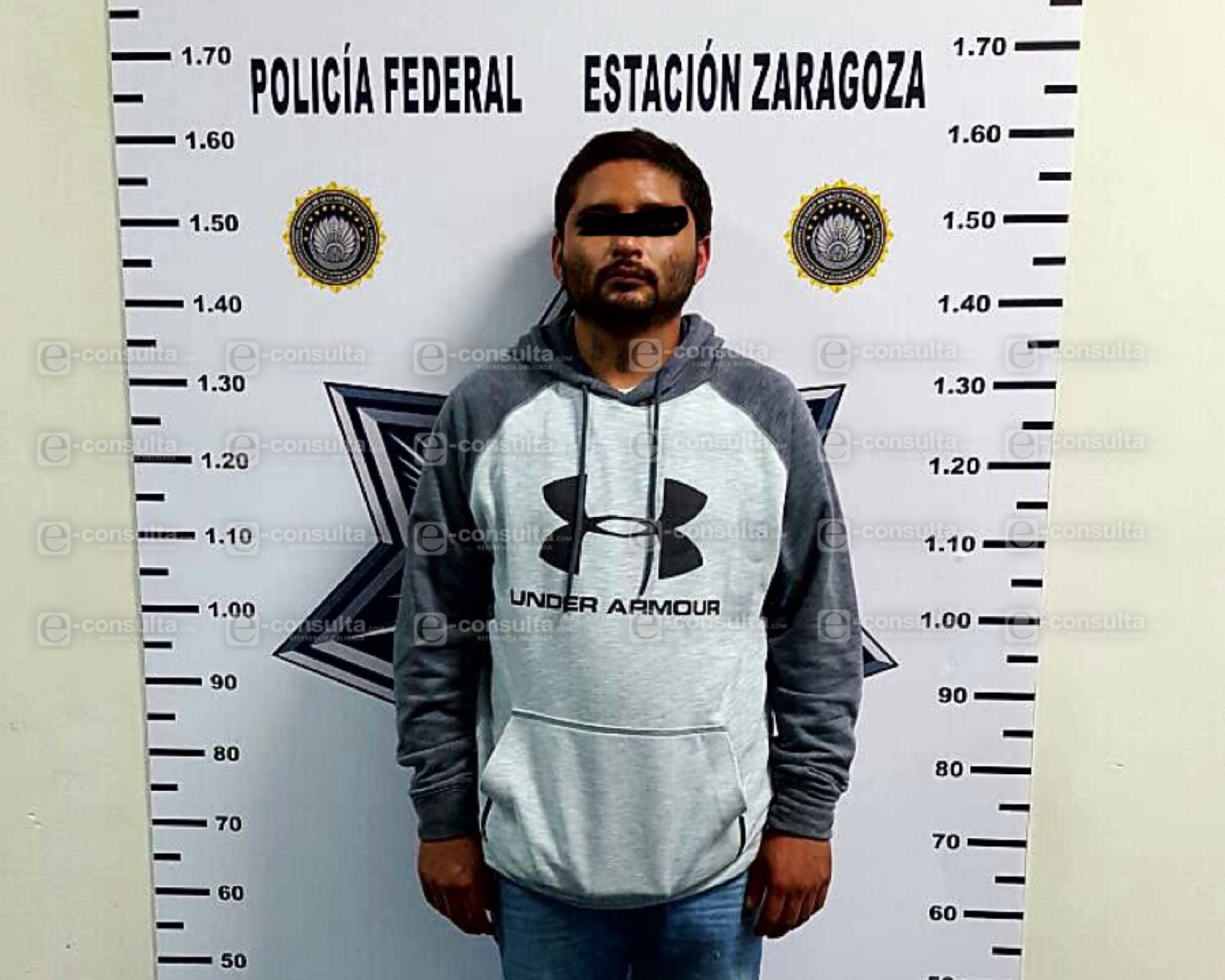 Lo detienen con cocaína, un arma y 34 mil pesos sobre la Puebla-Tlaxcala