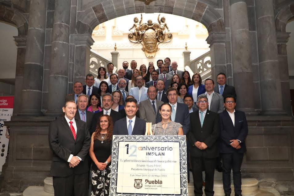 Implan festeja 12 años con firma del Gran Acuerdo por Puebla 2025