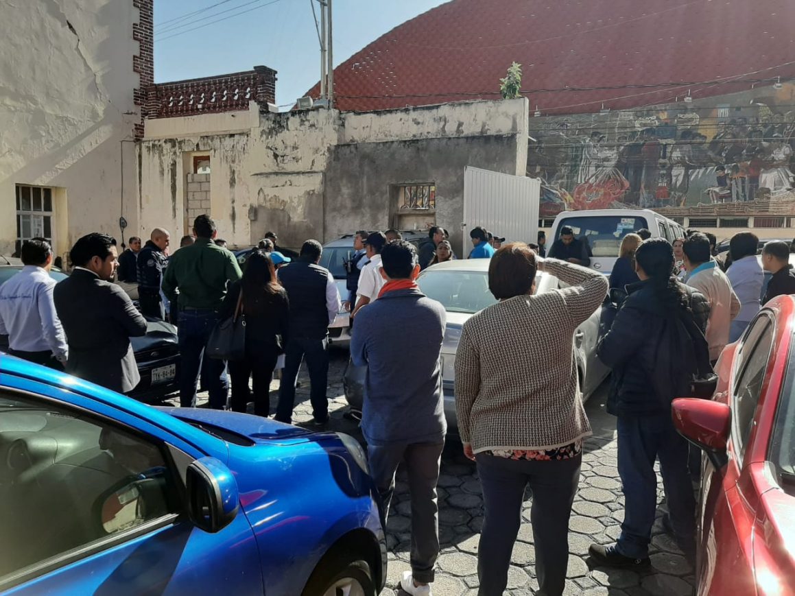 Limpia en Sindicato IMSS Puebla provocó connato de violencia