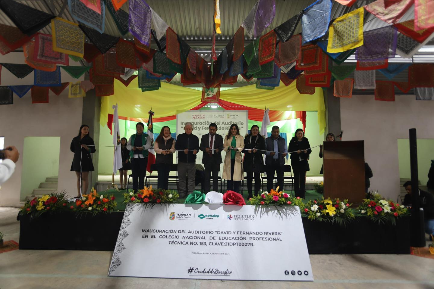 Inaugura Conalep auditorio en plantel de Teziutlán