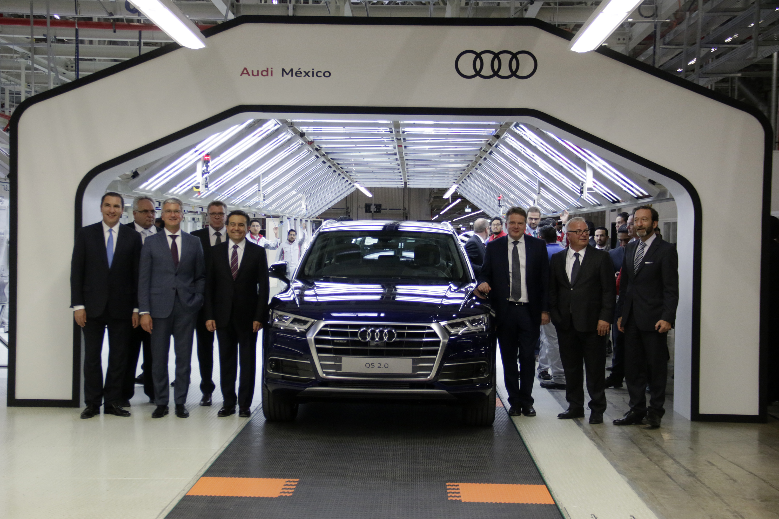 Inauguran la nueva planta Audi en San José Chiapa