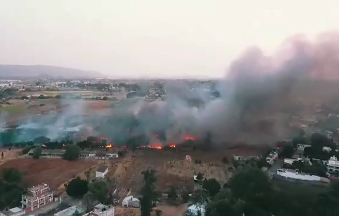 Incendios ponen en alerta a Atlixco