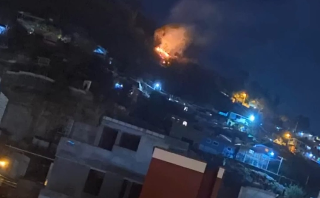 Pánico en Atlixco por incendio en Cerro de San Miguel