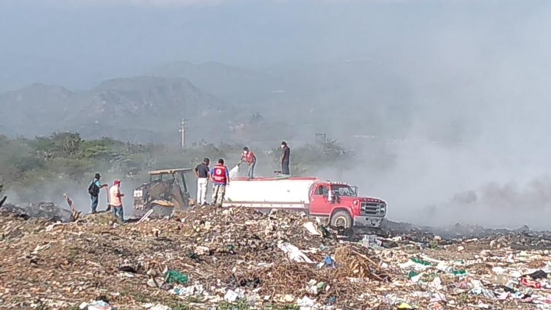 Incendio en basurero municipal de Coxcatlán fue provocado: edil