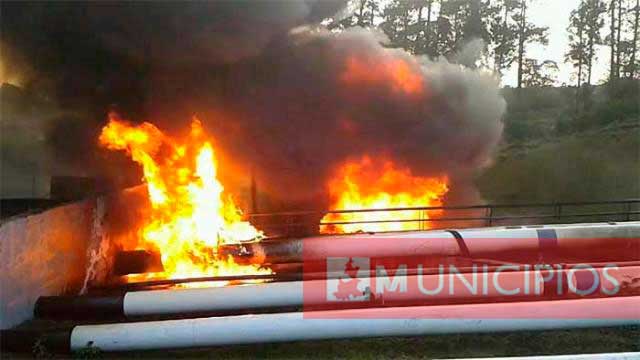 Sin confirmar qué provocó incendio en Huauchinango