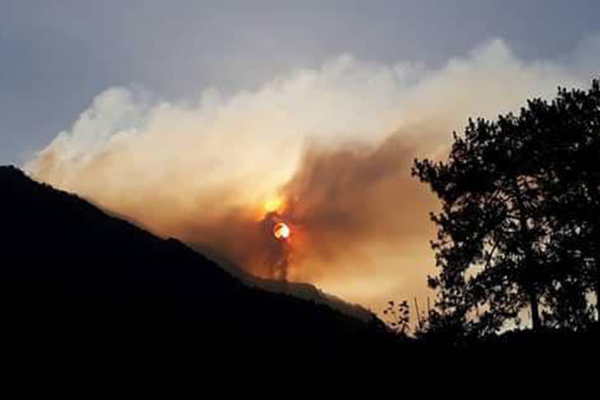 Reportan controlado al 90 % incendio en cerro de Tetela de Ocampo