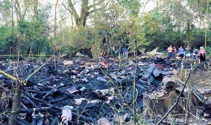 Muere Basilia en incendio de casa en Huauchinango