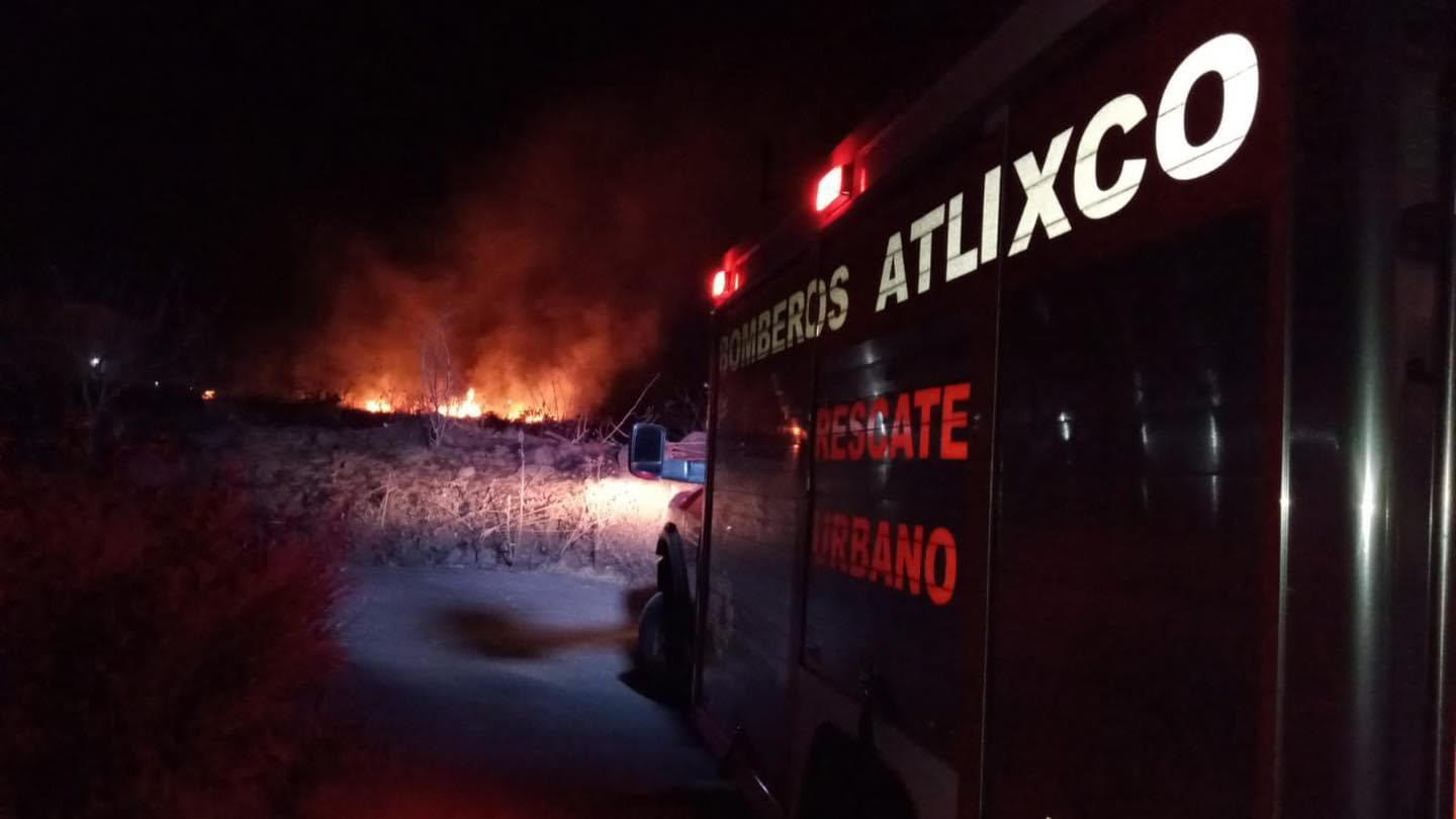 No cesan los incendios en Atlixco