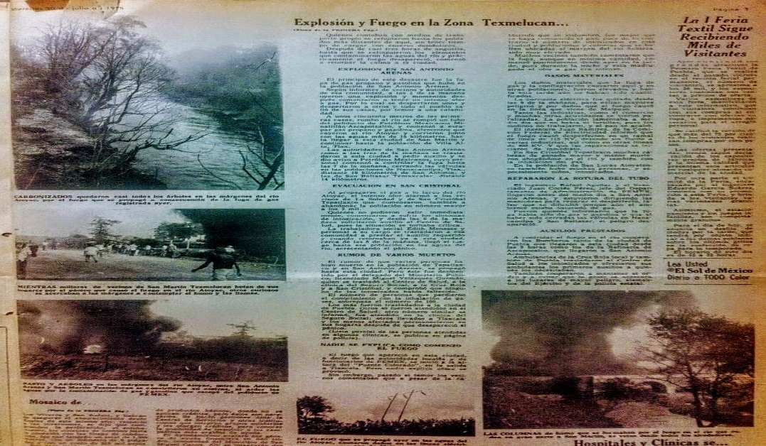 Se cumplen 49 años del incendio del Río Atoyac en Texmelucan