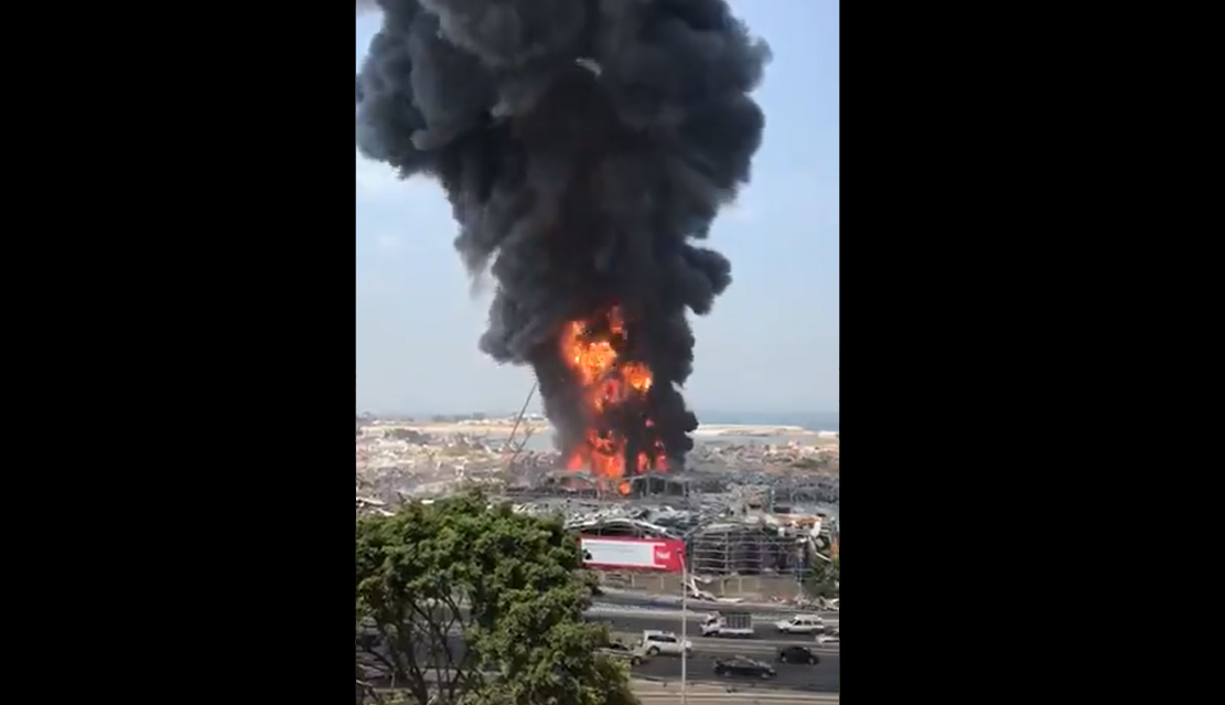 Nuevo incendio en Beirut genera pánico en sus habitantes