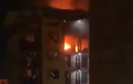 VIDEO Se incendia departamento en fraccionamiento Las Flores en Cuautlancingo