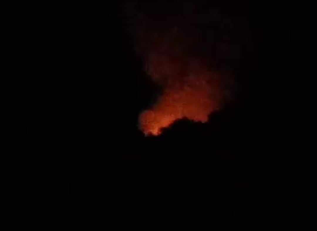 Arde bosque de piñón en Vicente Guerrero 