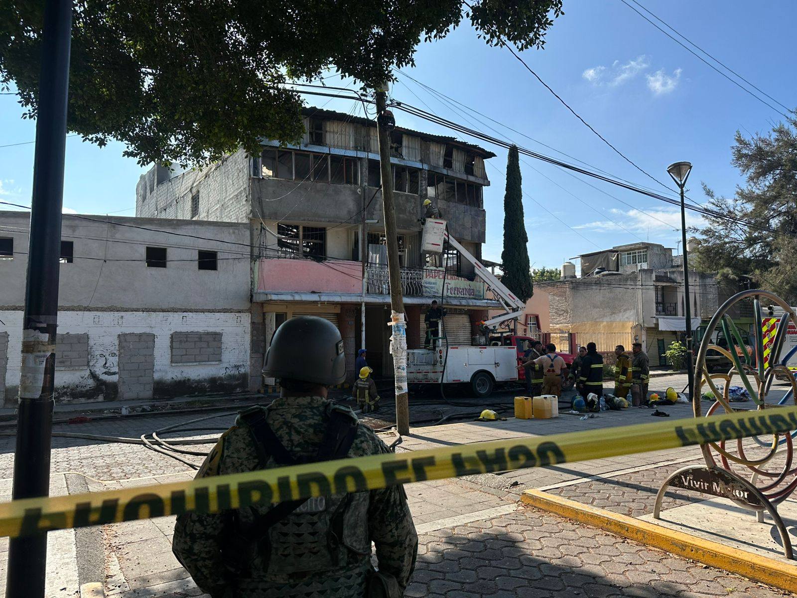 Incendio consume maquiladora en Tehuacán; las pérdidas son millonarias