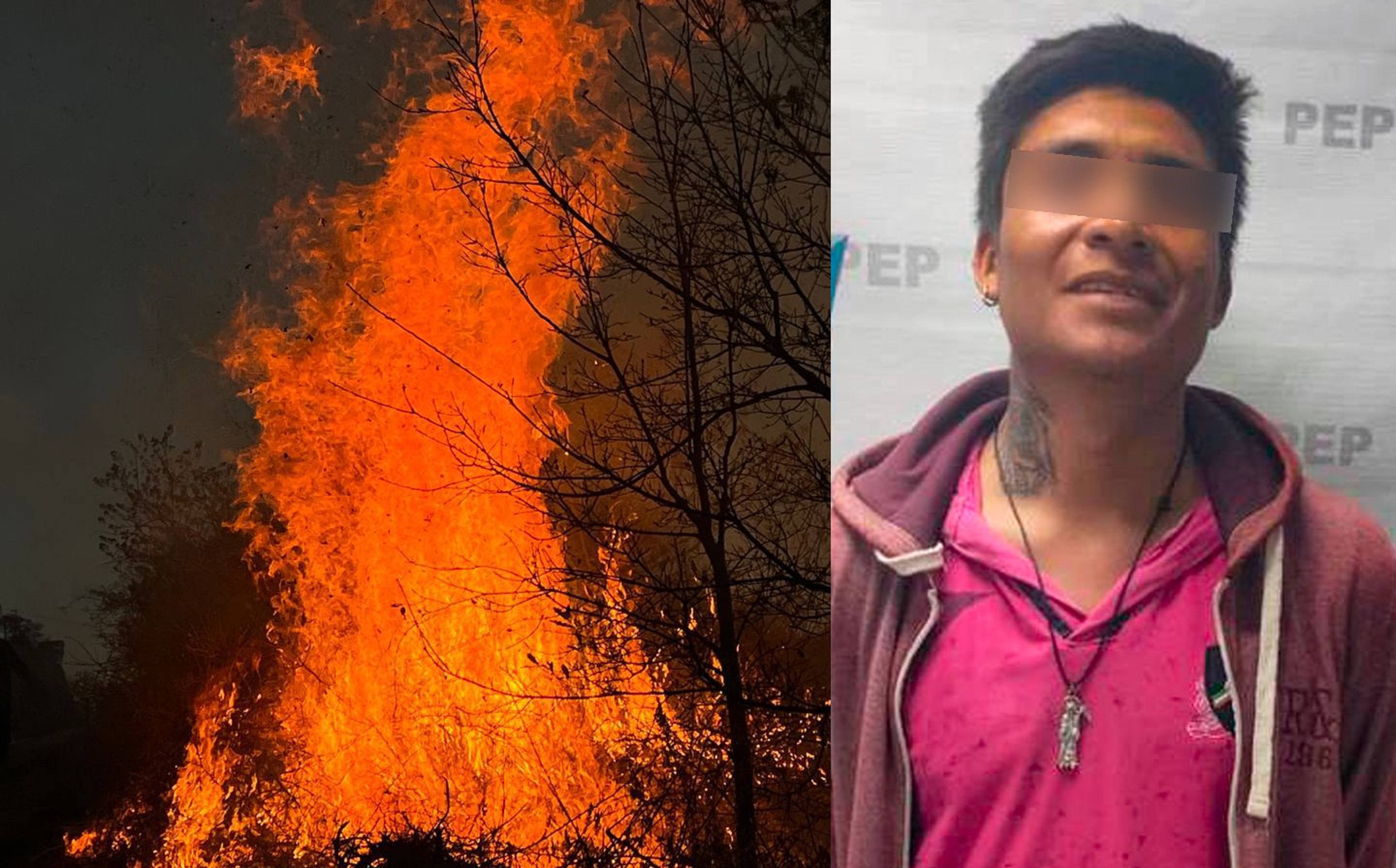 Detienen a un joven por provocar un incendio en Periférico Ecológico