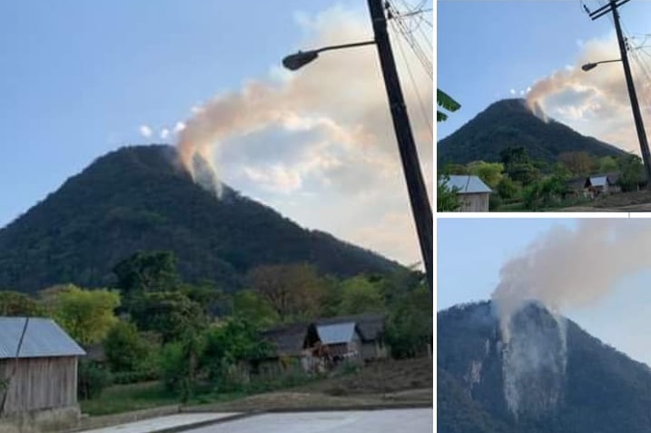 Incendio en la Sierra Negra llega días sin atención, denuncian pobladores