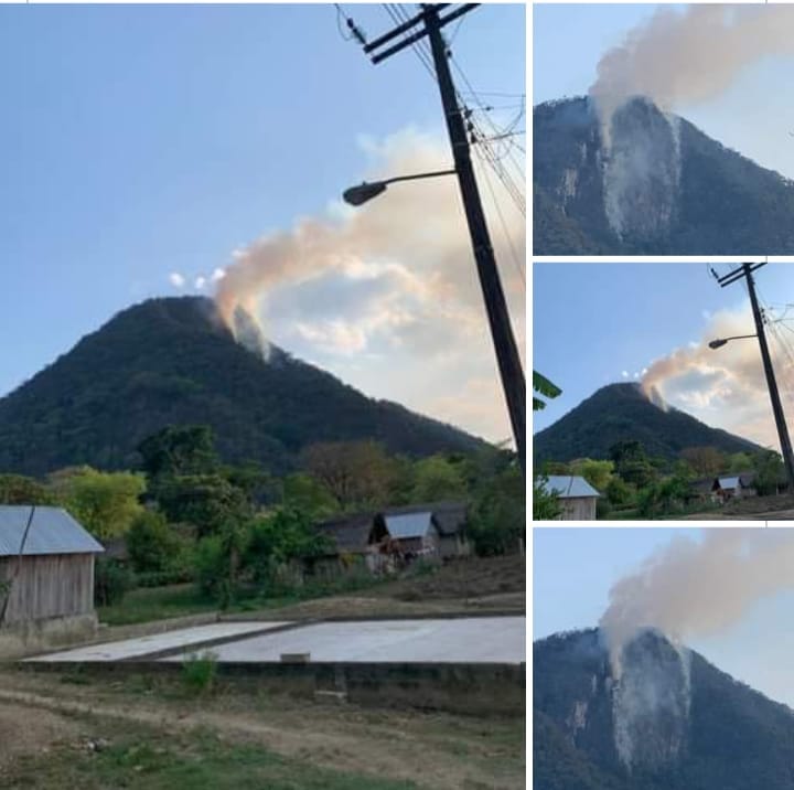 Pobladores de la Sierra Negra señalan que sigue sin atenderse incendio forestal  