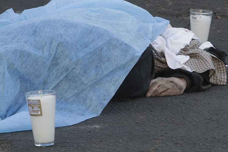 Muere indigente en bulevar 5 de mayo de la capital poblana