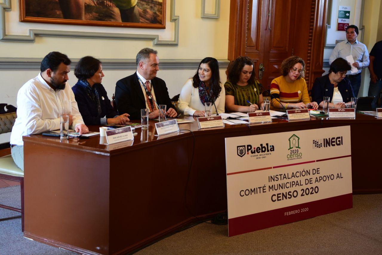 Ayuntamiento de Puebla instauró Comité de Apoyo para el Censo 2020