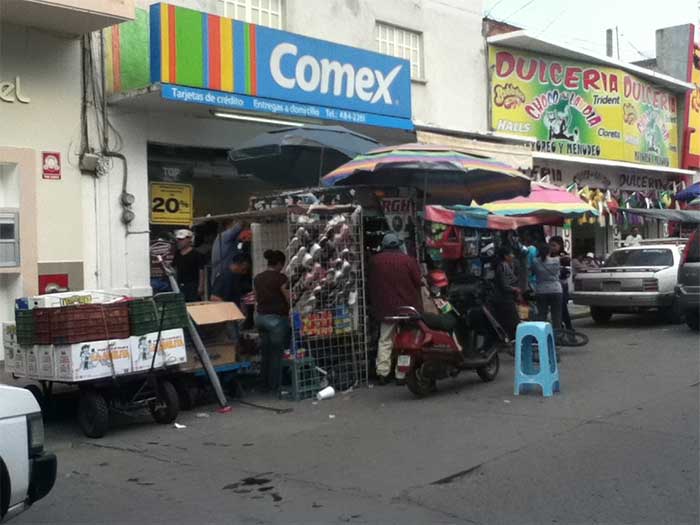 Fracasa retiro de ambulantes en calles de San Martín Texmelucan