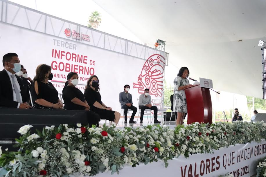 Gobierno de la 4T permanecerá en la historia de San Andrés: Pérez Popoca