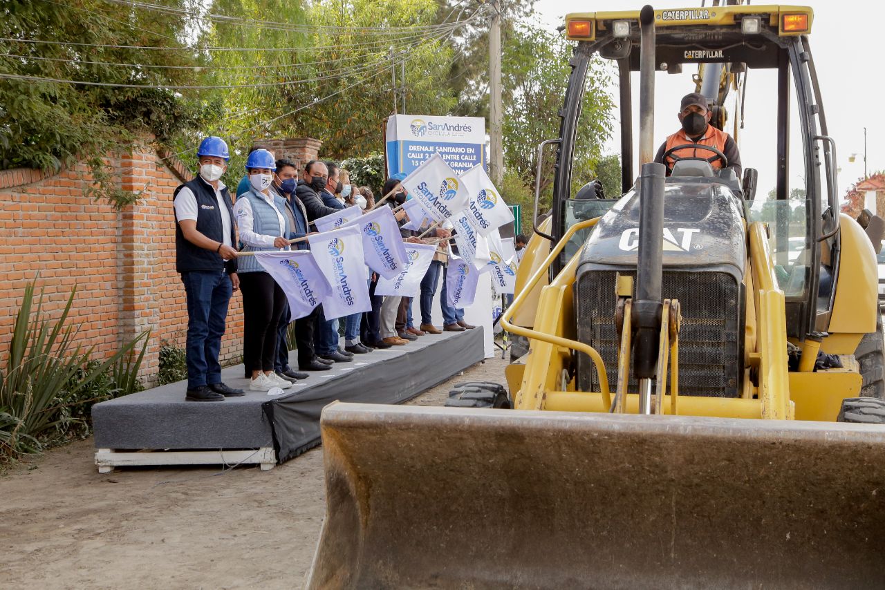 Con 4.5 mdp arrancan obras en comunidades de San Andrés Cholula