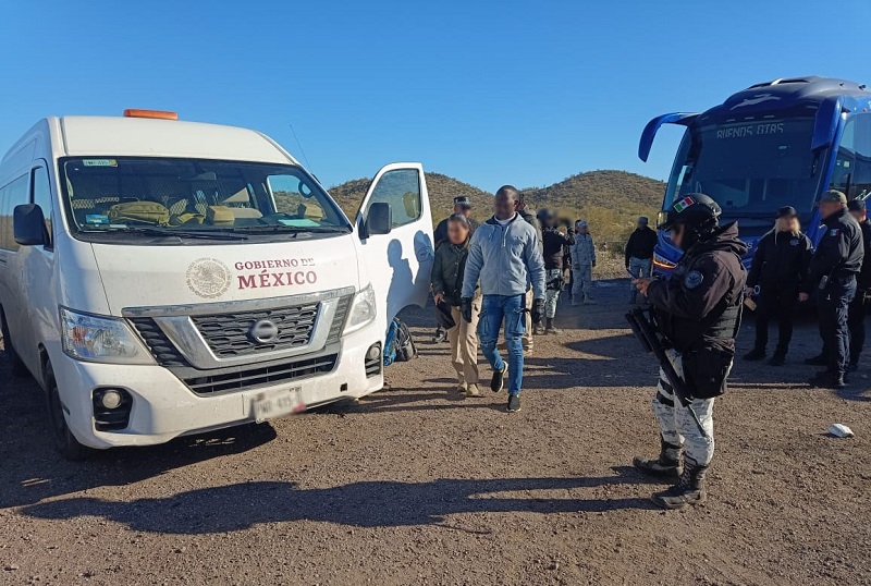 Solo en enero, aseguran a 2 mil migrantes en Sonora