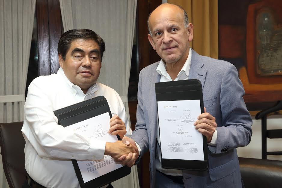 Firman acuerdo de coordinación Gobierno de Puebla e Insabi