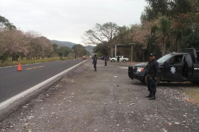 Incrementan seguridad en límites de Puebla con Veracruz