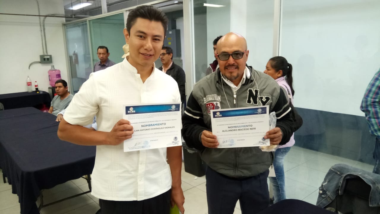 Reciben nombramientos inspectores de colonia en Atlixco