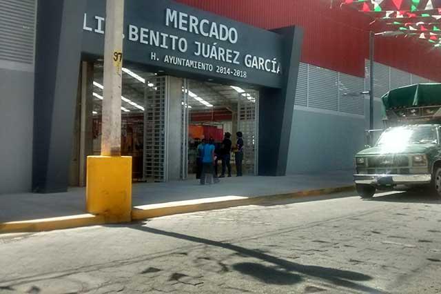 Al 95% de ocupación el mercado Benito Juárez de Tehuacán