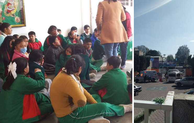 Se intoxican 39 estudiantes de secundaria por beber ponche