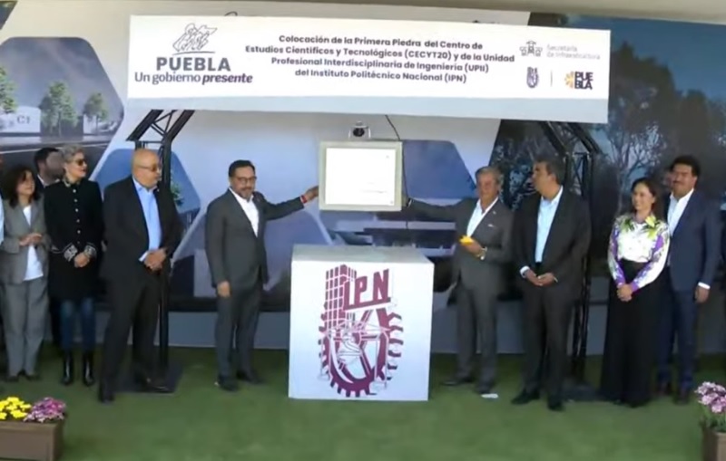 Arrancan obras de la Vocacional y CECYT20 del IPN en Puebla con 2,800 mdp