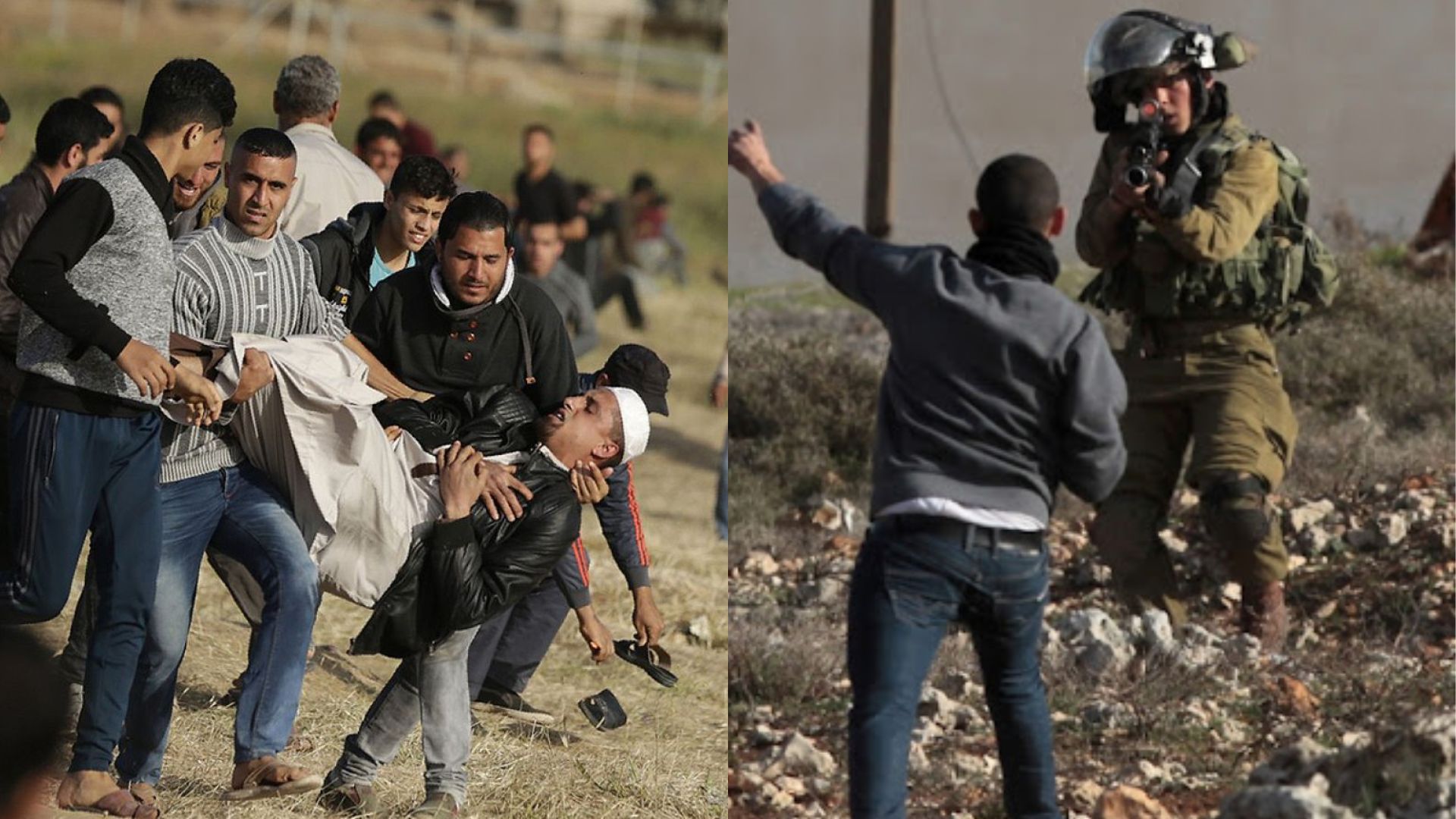 Soldados de Israel matan a balazos a 27 civiles palestinos en Gaza 
