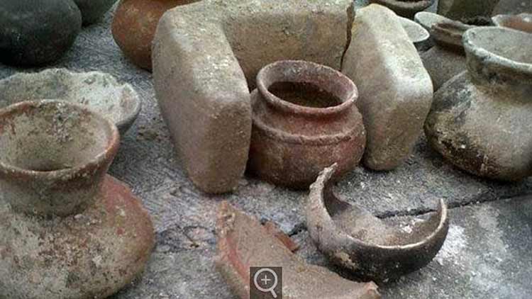 Interviene INAH en entierro prehispánico hallado en Ixcaquixtla