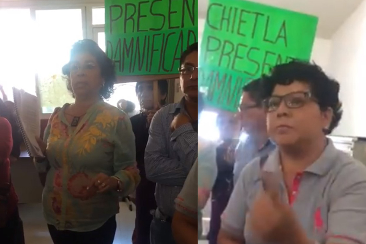 Acusan que regidores utilizan a comerciantes para manifestarse en Izúcar