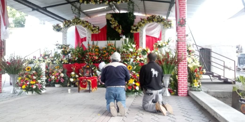 Con apoyo de migrantes celebran a los Santos Sebastián y Fabián en Izúcar