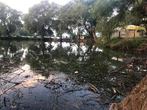 Por pandemia luce en abandono jagüey de Atlixco