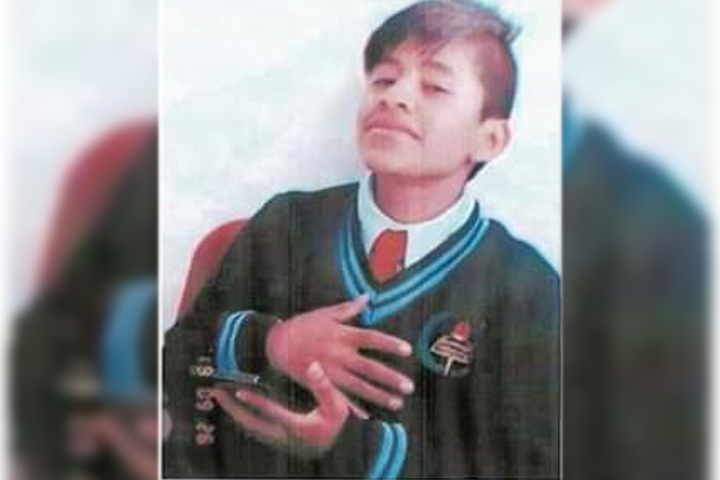 Jairo García de 14 años desapareció en Huitziltepec