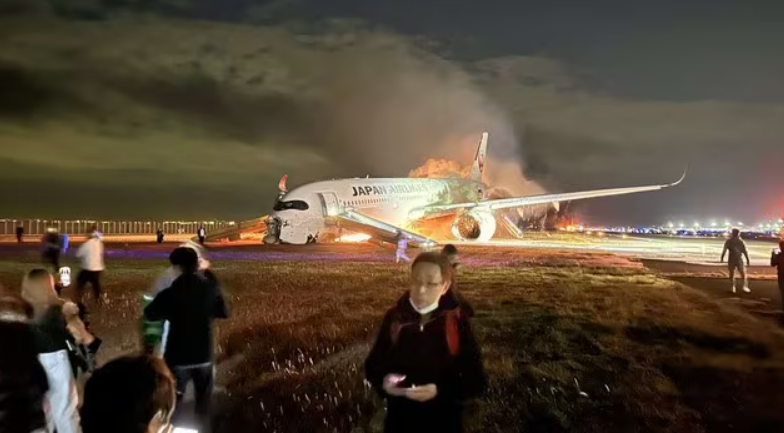 El accidente de Japan Airlines y su tripulación