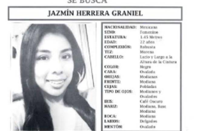 Jazmín desapareció en Chiautzingo