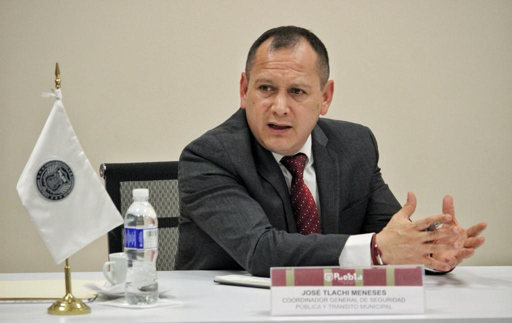 José Tlachi Meneses, coordinador general de Seguridad Municipal
