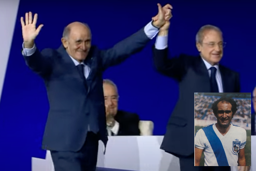 Exjugador del Puebla, presidente de honor del Real Madrid