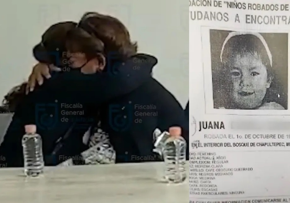 VIDEO Encuentra a su hija 27 años después de extraviarla en CDMX